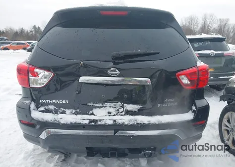 2019 Nissan Pathfinder Platinum z USA, uszkodzony, nr VIN 5N1DR2MM8KC634623